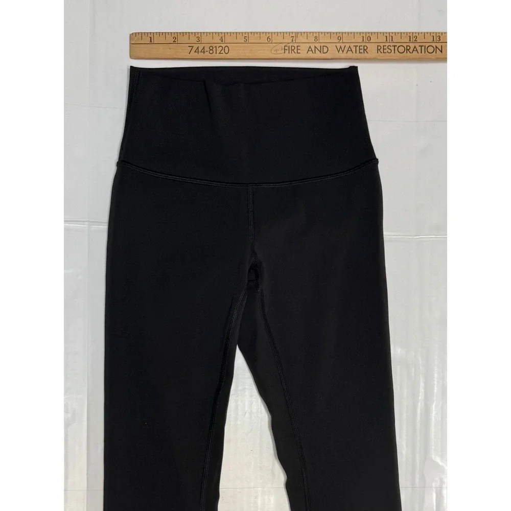 Lululemon Align High-Rise Pant 25 Black Nulu Yoga Leggings Size 2 LW5BPAS